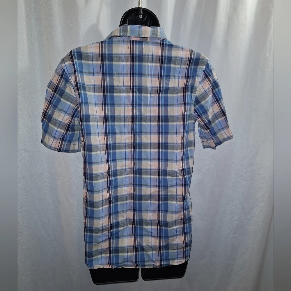 Old navy kids XL plaid button-down casual or dress shirt
